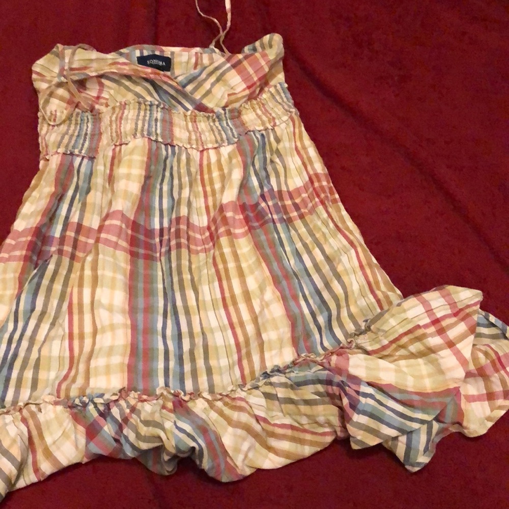 Plaid Sundress Size 12 - Picture 1 of 4